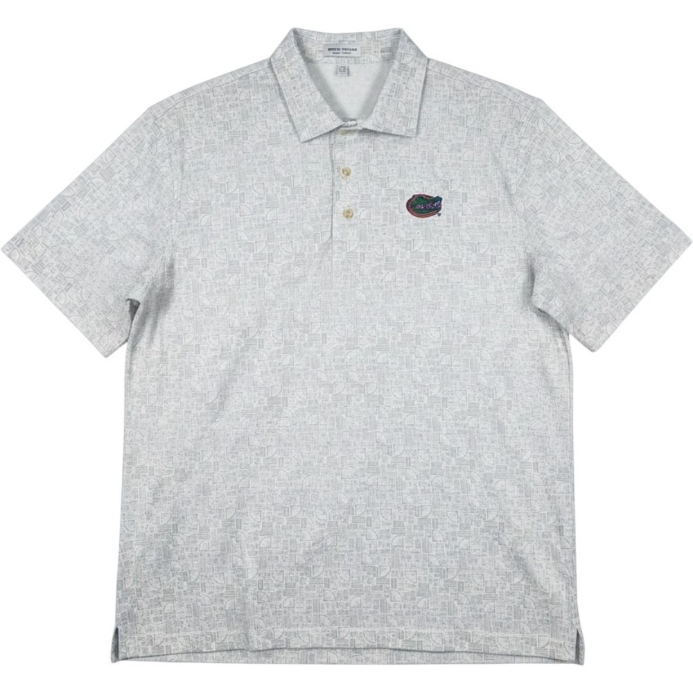 Peter Millar Florida Gators Out of Bounds Perf Polo Gale Grey XXL New